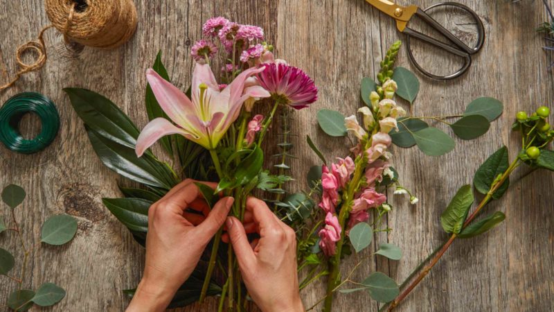 Beautiful bouquet of flowers